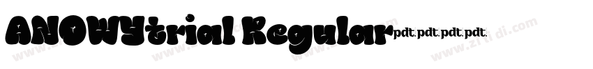 ANOWYtrial Regular字体转换